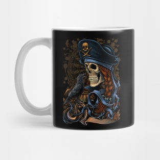 captain skeleton Mug